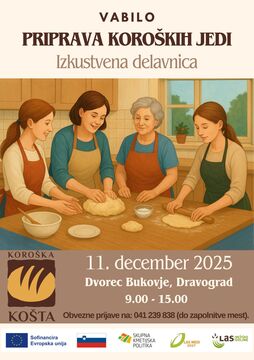 Vabilo - PRIPRAVA KOROŠKIH JEDI 11. 12. 2025